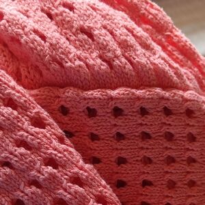 Universal Threads Cropped Cardigan  Holes All Over Open Front Size M